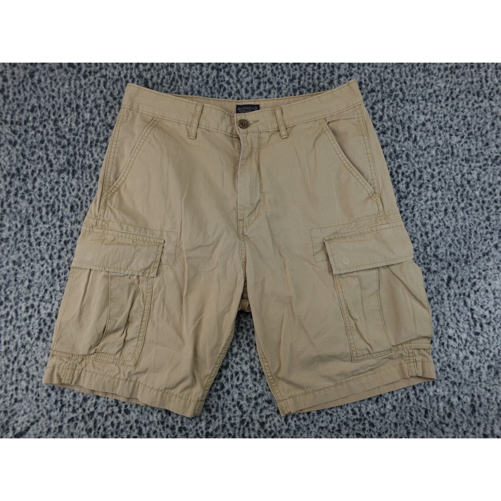 Levi's Cargo Shorts Mens 31 Tan Good Ripstop Multi-Pocket 23251-0009